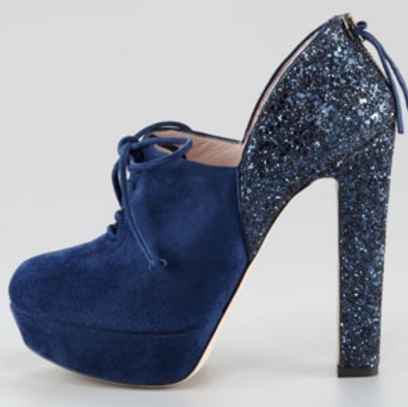 Miu Miu platform heeled booties - Picture 9 of 16